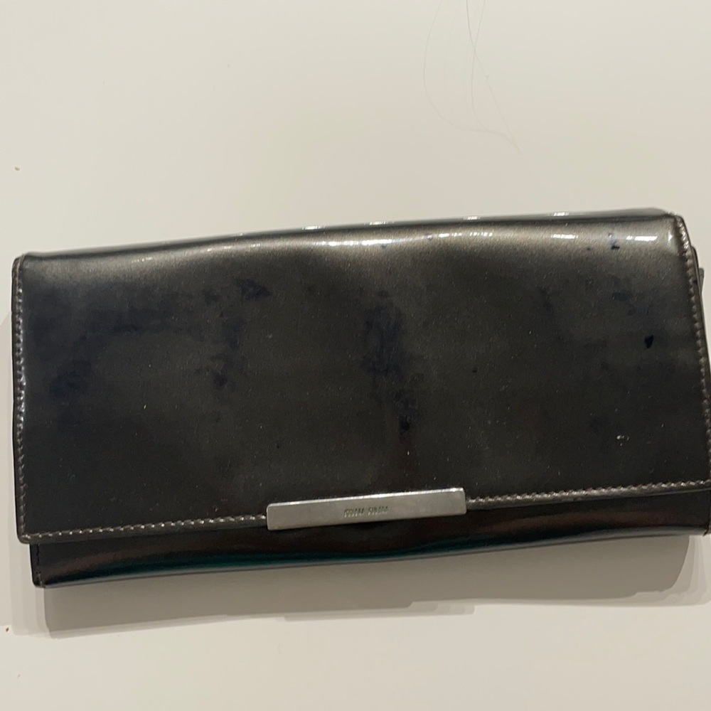 Authentic Miu Miu Patent Leather Wallet - image 1